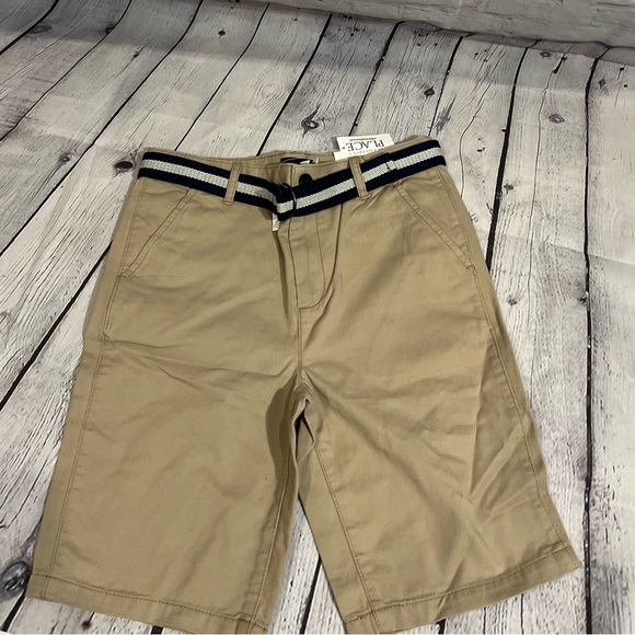 Children's Place Boys' Belted Chino Shorts NWT - Picture 3 of 9